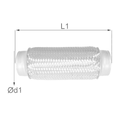Imasaf 06.45.45 Flexrohr Abgasanlage