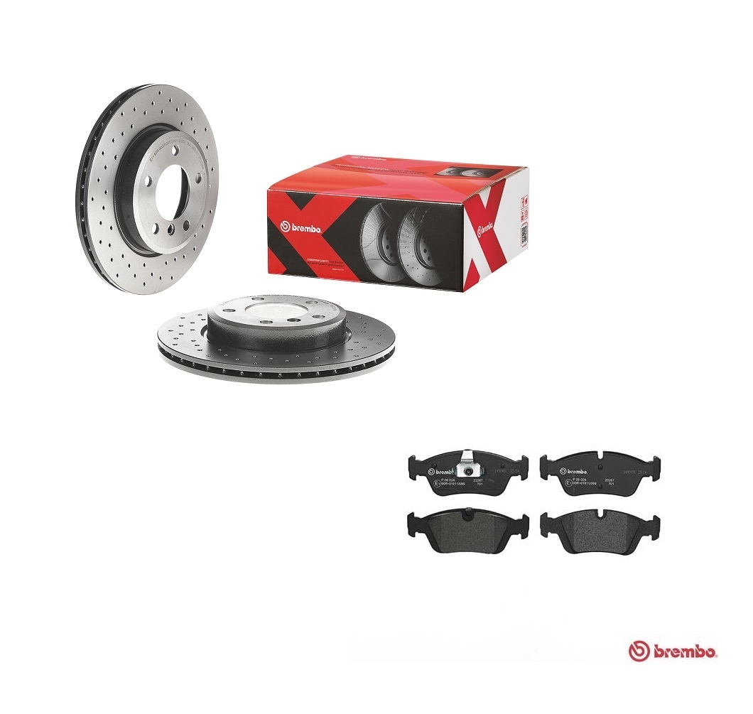 Brembo BREMSSCHEIBEN + BELÄGE VORNE für OPEL INSIGNIA OPC 2.8 V6 TURBO