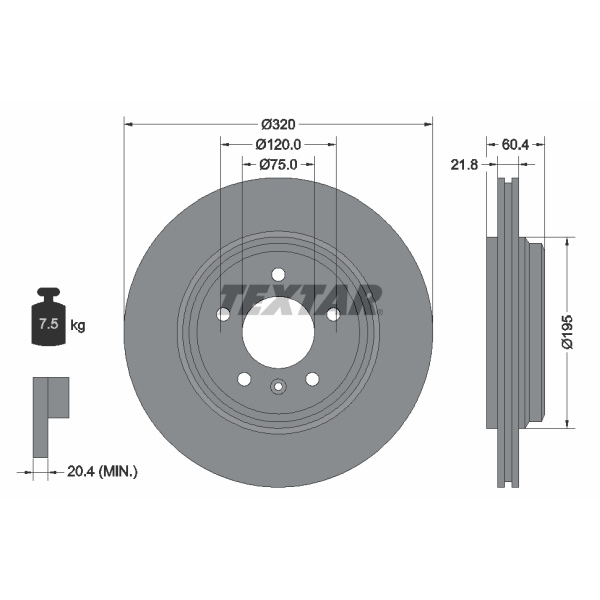 Textar Bremsscheiben Beläge vorne hinten für BMW 3Er E46 330I/330D