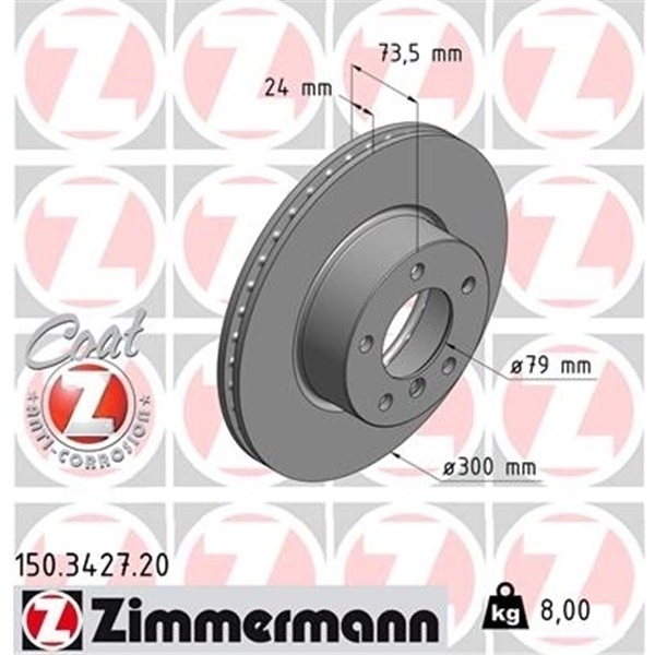 Zimmermann Bremsen Bremsscheiben Bremsbeläge Vorne Hinten Bmw E91 320 D