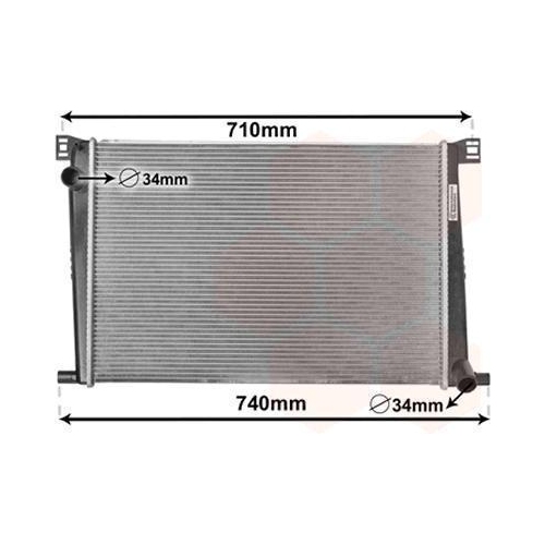 Van Wezel 06002356 Kühler Motorkühlung für Bmw