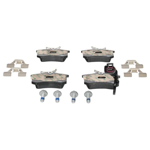 Ate 13.0460-2877.2 Bremsbelagsatz Scheibenbremse Hinterachse für Seat Skoda Vag