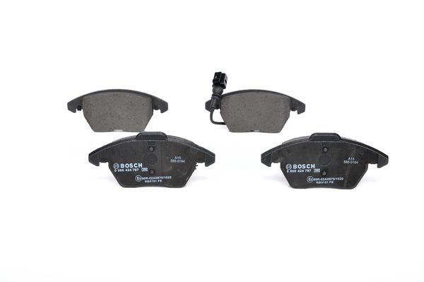 BOSCH Bremsbelagsatz, Scheibenbremse 0 986 424 797