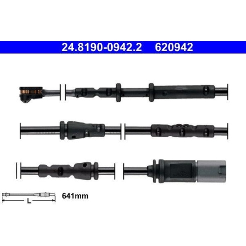Ate 24.8190-0942.2 Warnkontakt Bremsbelagverschleiß Hinterachse für Bmw Mini