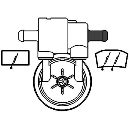 Waschwasserpumpe, 12V