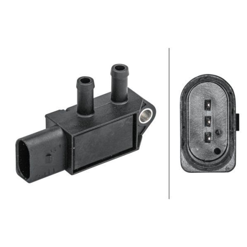 Hella 6PP 009 409-161 Sensor Abgasdruck Vor Rußpartikelfilter für Audi Seat VW