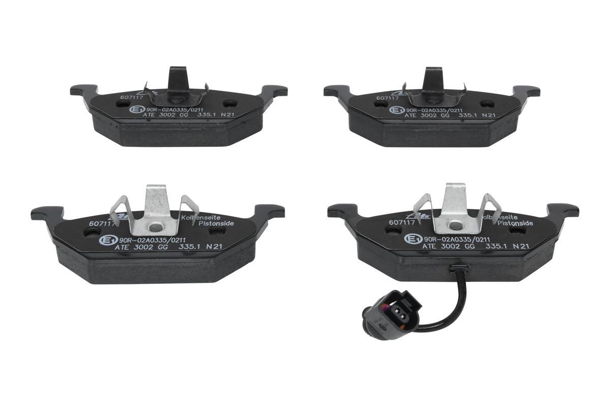 ATE Bremsen Bremsscheiben + Beläge Vorne + Hinten für VW GOLF 5 6 AUDI A3 8P