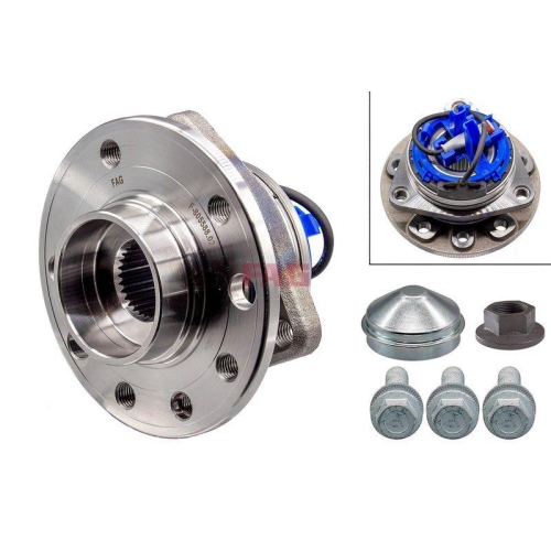 Schaeffler Fag 713 6442 70 Radlagersatz Vorderachse für Opel Vauxhall