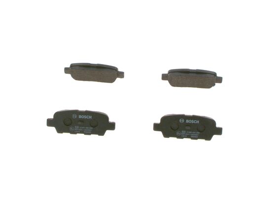 BOSCH BREMSSCHEIBEN BELÄGE HINTEN für NISSAN QASHQAI J10 JUKE F15