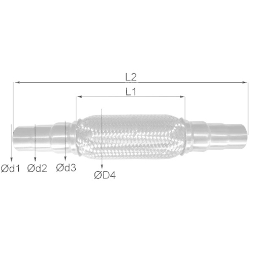 Imasaf 06.59.02 Flexrohr Abgasanlage