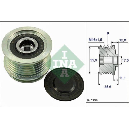Original INA Generatorfreilauf 535 0041 10