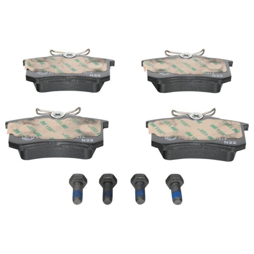 Ate 13.0460-2819.2 Bremsbelagsatz Scheibenbremse Hinterachse für Citroën Fiat