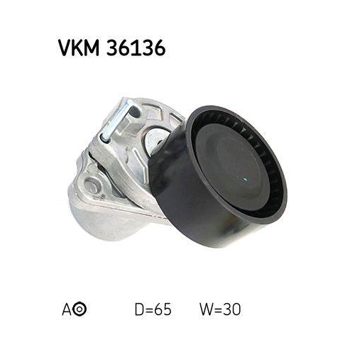 Skf VKM 36136 Riemenspanner Keilrippenriemen Mitte Mitte Links Links für Nissan