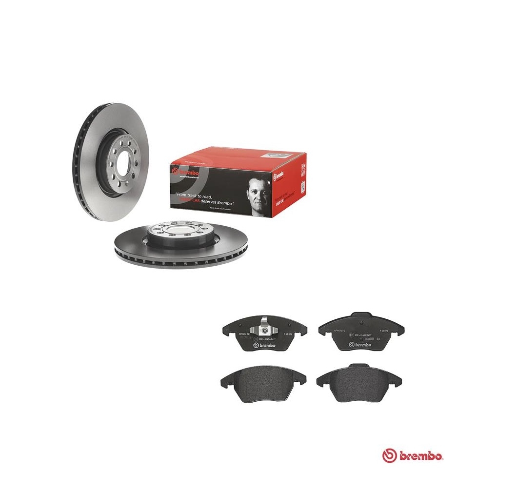 Brembo BREMSSCHEIBEN + BELÄGE VORNE für NISSAN QASHQAI II 2 J11 + RENAULT KADJAR