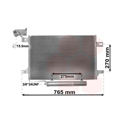 Van Wezel 30005382 Kondensator Klimaanlage für Mercedes Benz Mercedes Benz