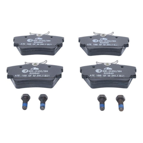 Ate 13.0460-2840.2 Bremsbelagsatz Scheibenbremse Hinterachse für Fiat Nissan