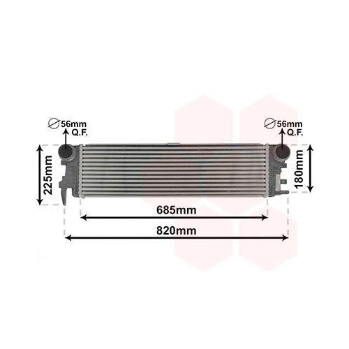 Van Wezel 30014700 Ladeluftkühler für Mercedes Benz Mercedes Benz Mercedes Benz