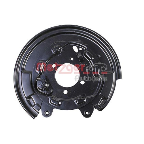 Metzger Autoteile 6117074 Bremsträgerplatte Hinterachse Rechts für Toyota