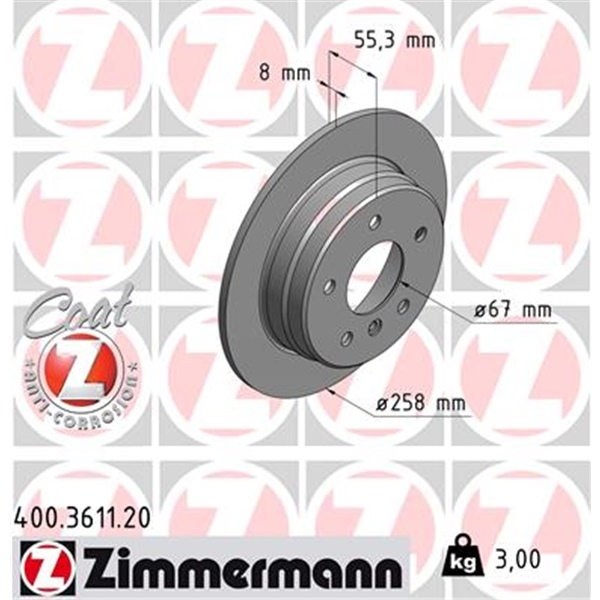 Zimmermann Bremsscheiben + Beläge + Wk Mb A-Klasse W168 A210 vorne + hinten