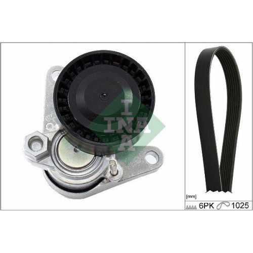 Schaeffler Ina 529 0167 10 Keilrippenriemensatz für Audi Seat Skoda VW