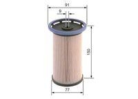 Bosch 1 457 070 014 Kraftstofffilter für Audi Ford Seat Skoda VW Cupra