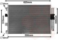 Van Wezel 18015709 Kondensator Klimaanlage für Ford