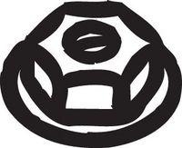 Bosal 258-038 Mutter Abgaskrümmer für Alfa Romeo Audi Bmw Chrysler Citroën Fiat