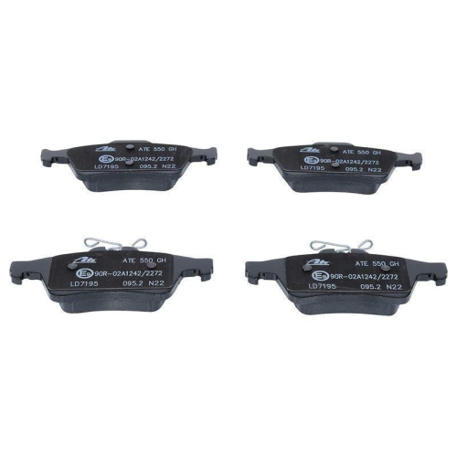 Ate 13.0470-7195.2 Bremsbelagsatz Scheibenbremse Hinterachse für Ford Mazda Opel