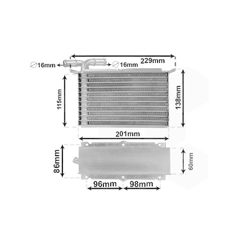 Van Wezel 58014703 Ladeluftkühler für Audi Seat Skoda VW