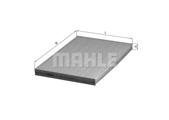 MAHLE/KNECHT Innenraumluftfiltereinsatz LA 396  