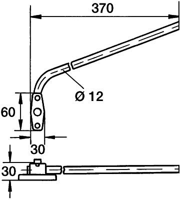 Original Hella Halter, Aussenspiegel Ø 12 Mm 8HG 002 211-001