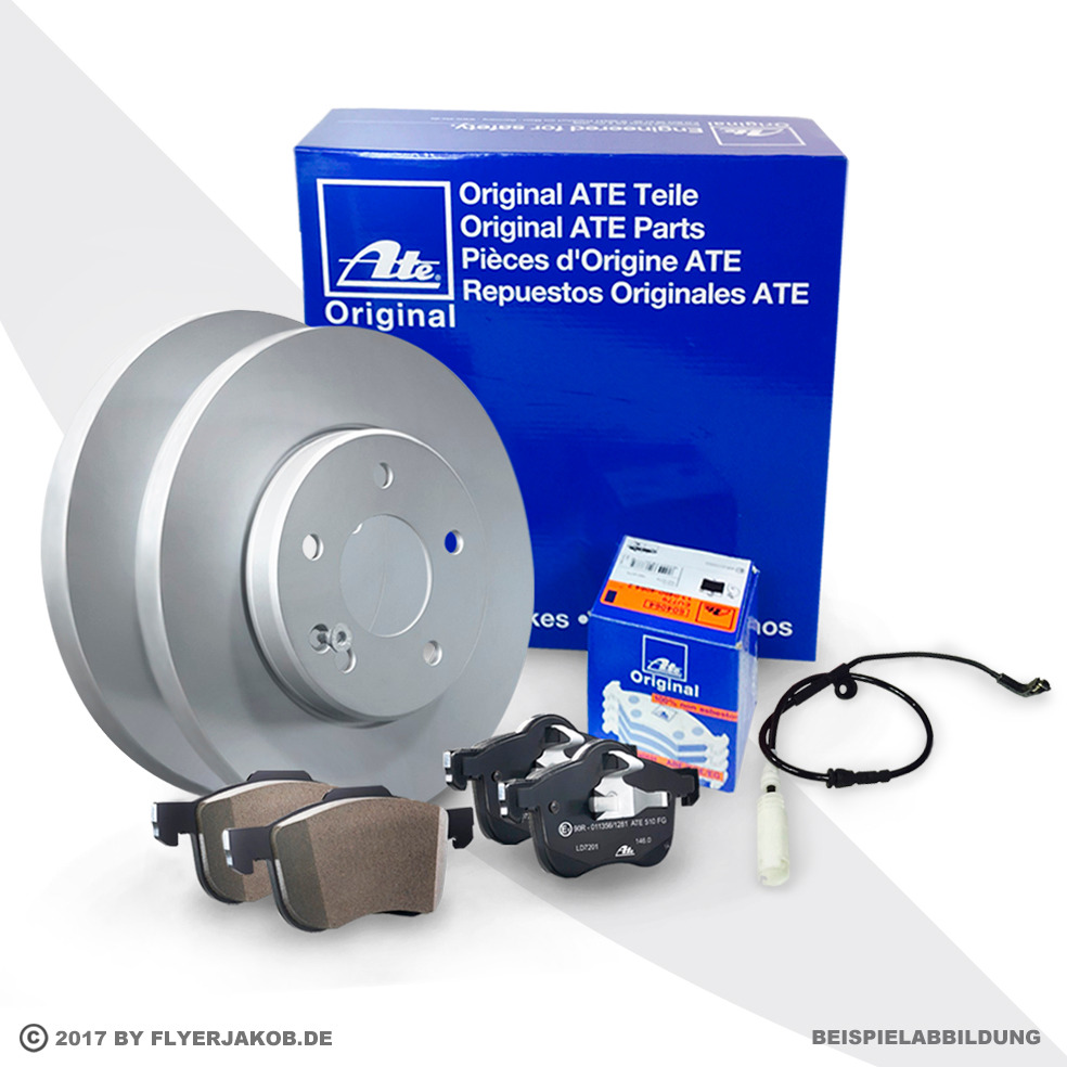 ATE Bremsscheiben Beläge Wk hinten für BMW 118I Advantage 5-Türig Automatik