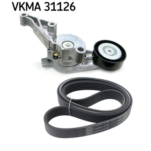 Skf VKMA 31126 Keilrippenriemensatz für Audi Ford Mitsubishi Renault Seat Skoda