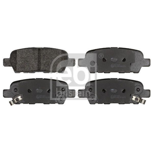 Febi Bilstein 116198 Bremsbelagsatz Scheibenbremse Hinterachse für Nissan