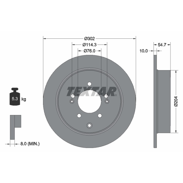 Textar Bremsscheiben Beläge Für Hyundai Tucson Tl Kia Sportage Ql Qle hinten