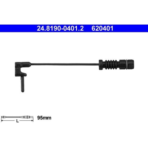 Ate 24.8190-0401.2 Warnkontakt Bremsbelagverschleiß Hinterachse Vorderachse
