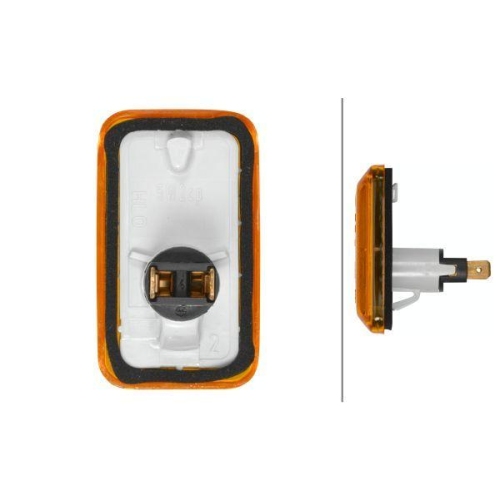 Hella 2BM 003 647-021 Zusatzblinkleuchte Links Rechts Seitlicher Einbau für Aebi