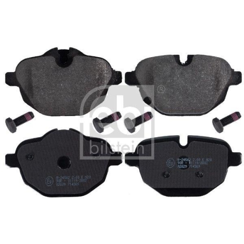 Febi Bilstein 116029 Bremsbelagsatz Scheibenbremse Hinterachse für Bmw