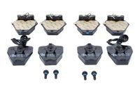 Ate 13.0460-2700.2 Bremsbelagsatz Scheibenbremse Vorderachse für Vag