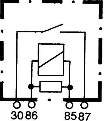 Original Hella Relais, Arbeitsstrom 4RA 007 791-011