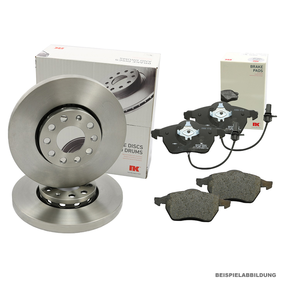 NK Bremsscheiben 240mm+ Beläge vorne für FIAT Punto 176 188 für LANCIA Y