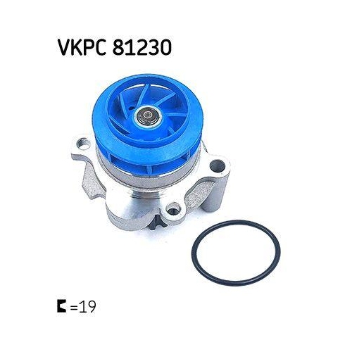 Skf VKPC 81230 Wasserpumpe Motorkühlung für Audi Chrysler Ford Mitsubishi Seat