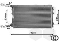 Van Wezel 58002338 Kühler Motorkühlung für Audi Seat Skoda VW