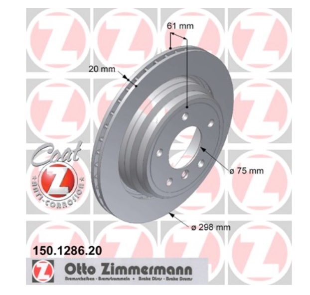 Zimmermann Bremsen Bremsscheiben Bremsbeläge vorne hinten Bmw E39 530D