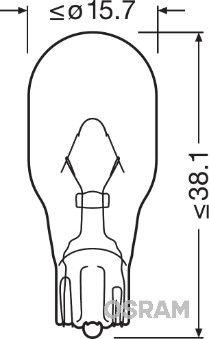 OSRAM Glühlampe, Blinkleuchte ORIGINAL