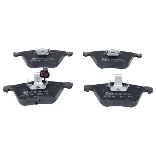 Ate 13.0470-7200.2 Bremsbelagsatz Scheibenbremse Vorderachse für Skoda Vag