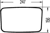 Hella 8SB 004 288-001 Außenspiegel Beidseitig für Mercedes Benz Mercedes Benz
