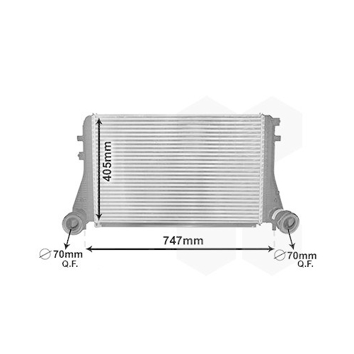 Original Van Wezel Turbokühler 58004227