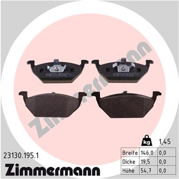 Zimmermann Bremsen Sport Bremsscheiben Beläge für Mii SKODA Citigo VW Up vorne