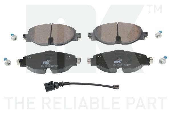 NK Bremsen Bremsenset Bremsscheiben + Beläge Vorne für VW GOLF 7 AUDI A3 LEON